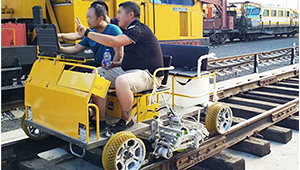 Railway inspection car