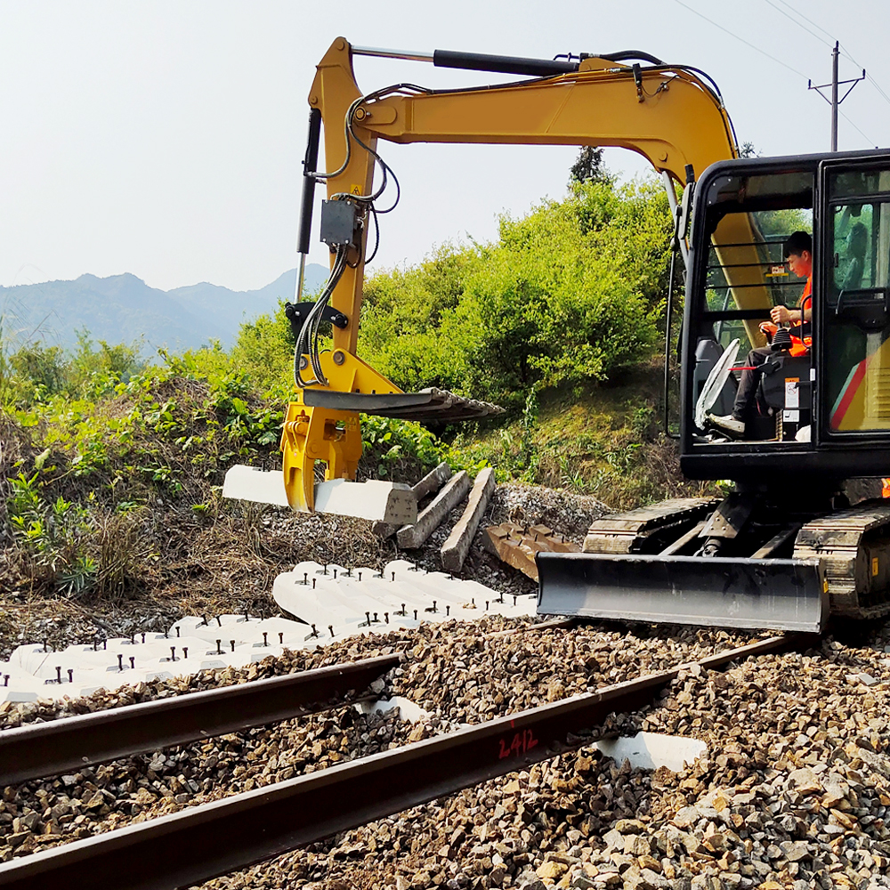 High-Efficiency Turnout Sleeper Replacement Tool 